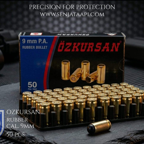 OZKURSAN CAL. 9MM RUBBER 50 PCS 
